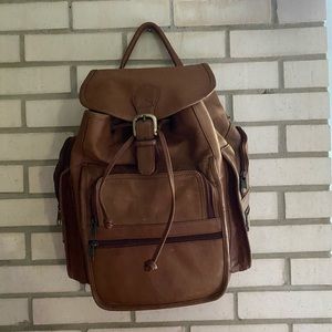 Vintage Boulder Ridge Cowhide Backpack